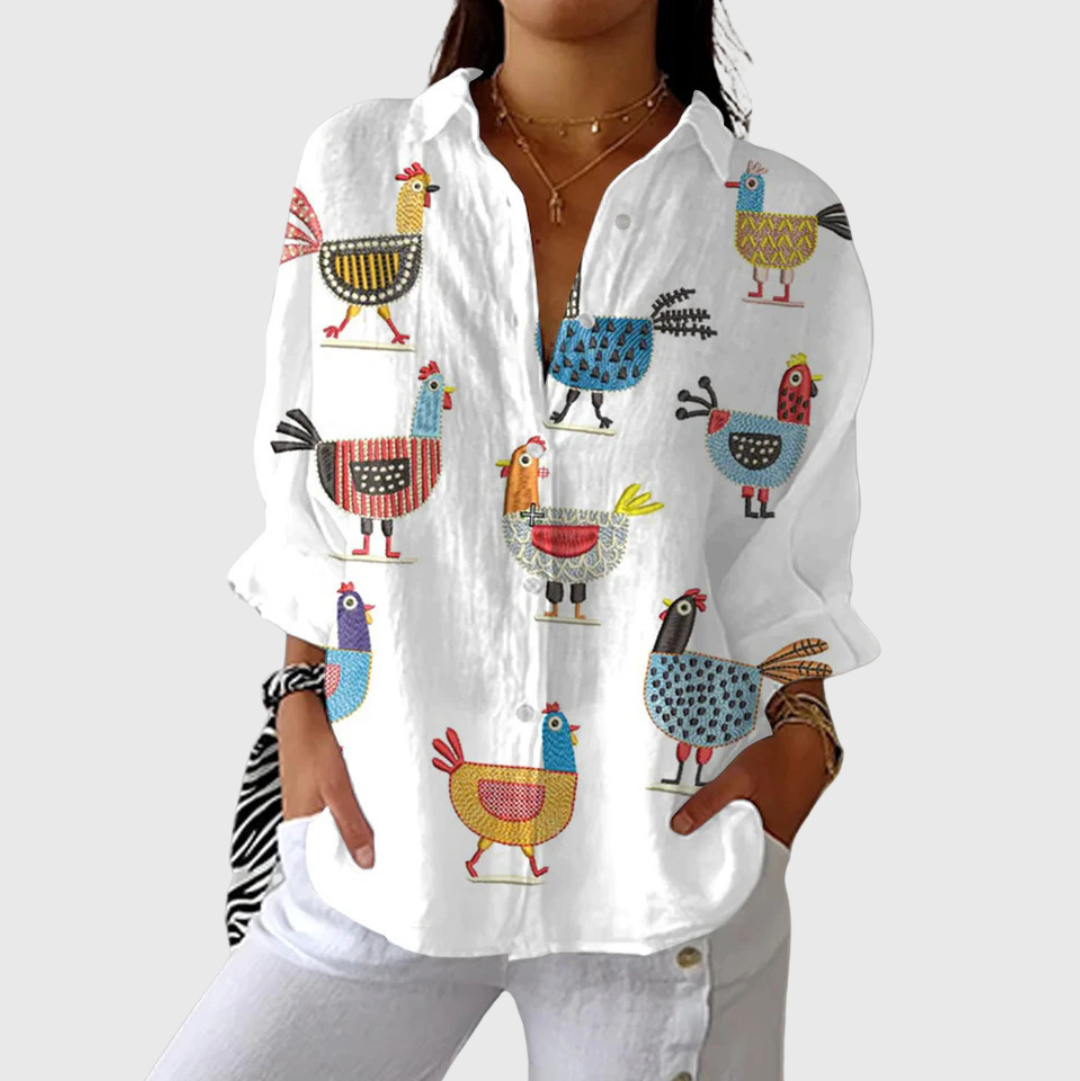 Domitila | Blusa estampada