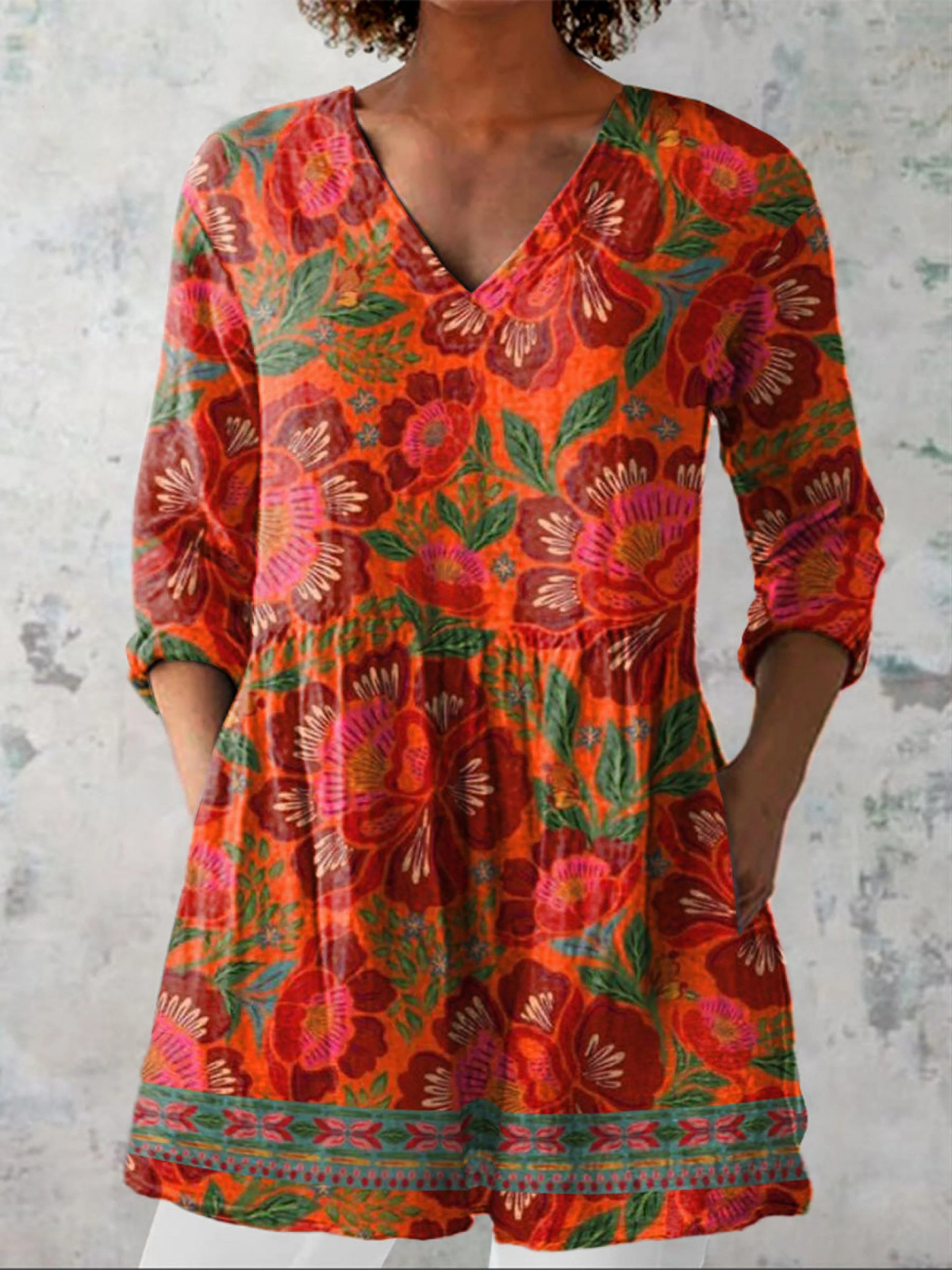 Felicità | Blusa larga con escote en V