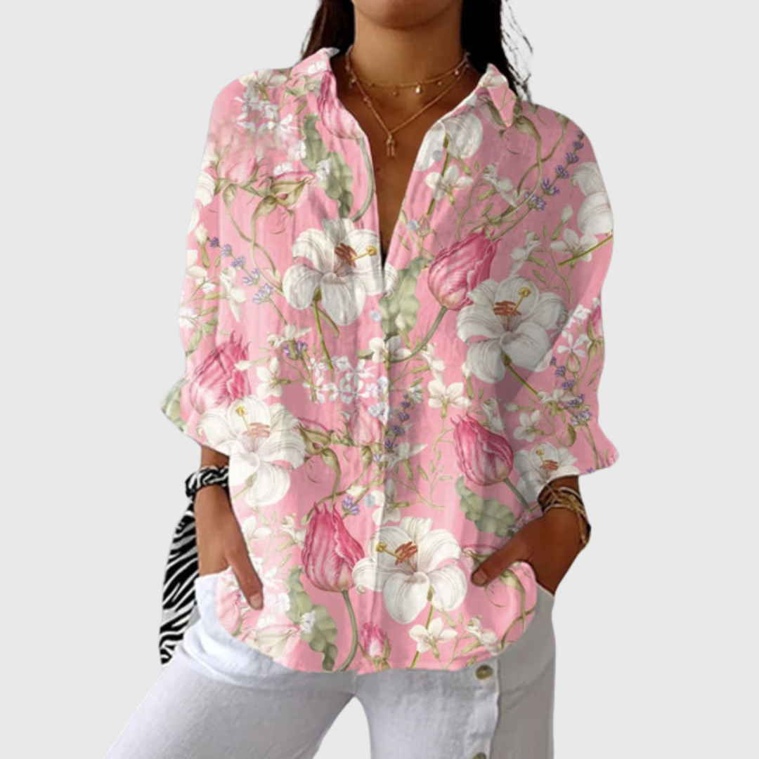 Julia | Blusa con estampado de colores