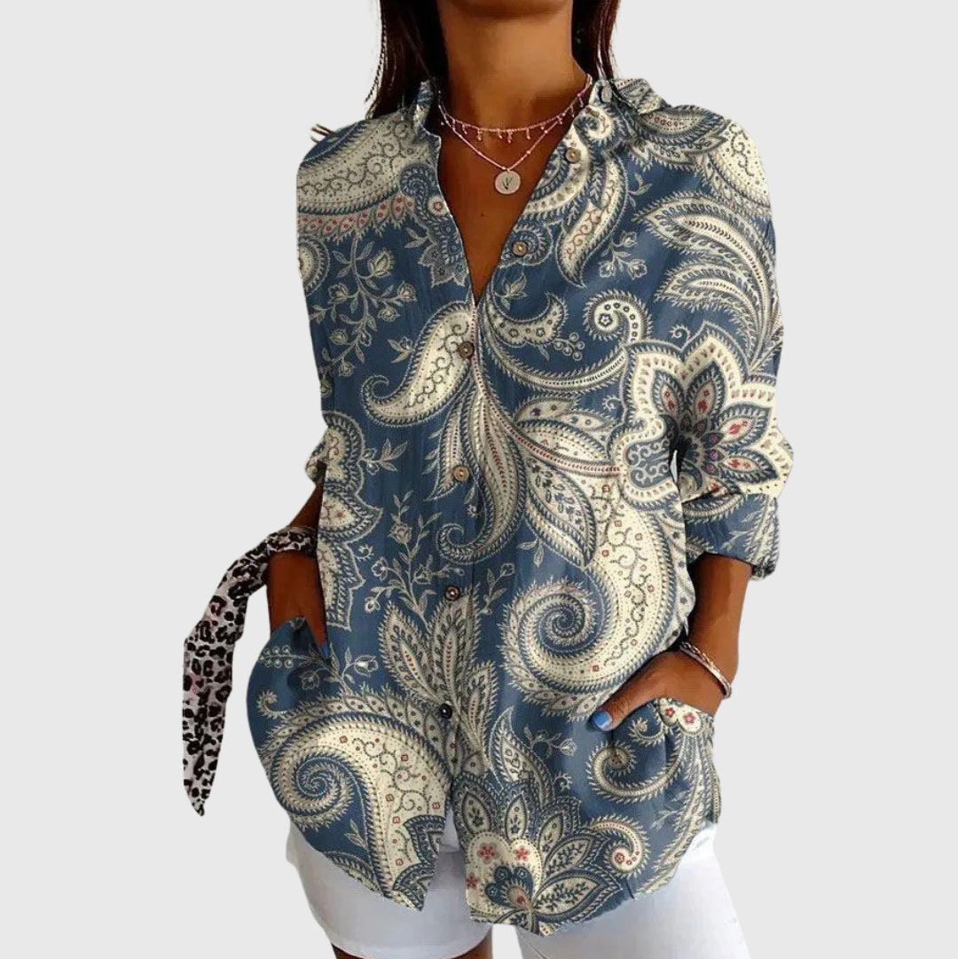 Clarisa | Blusa fluida estampada
