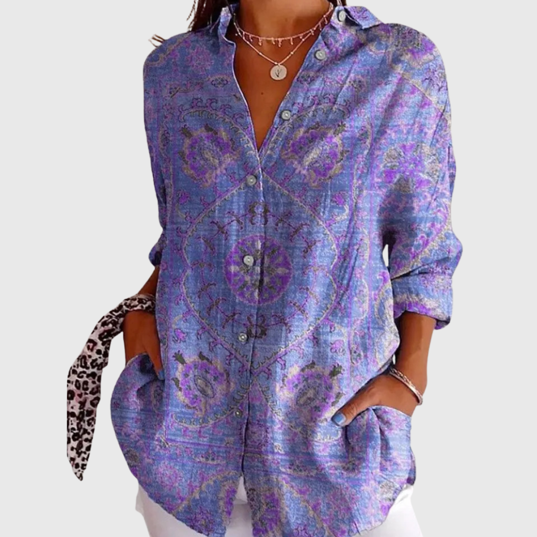 Felipa | Blusa fluida estampada