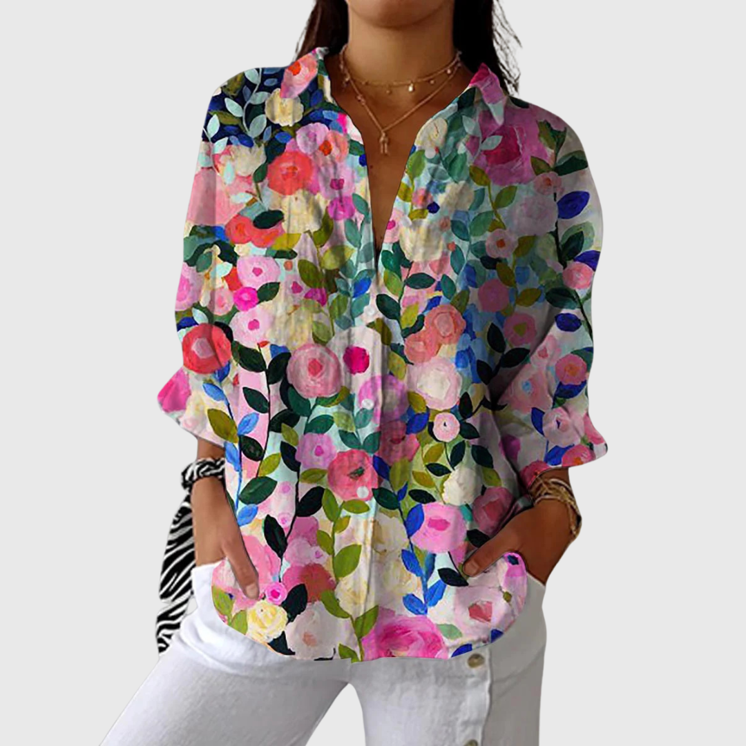 Manuela | Blusa estampada ligera