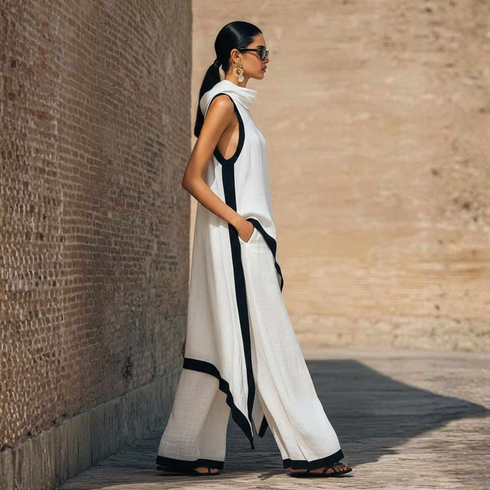 Leonor | Conjunto elegante de lino