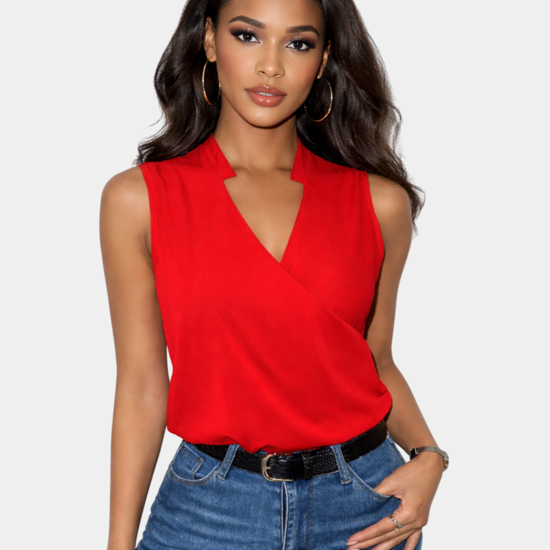 Camila | Top con cuello en V