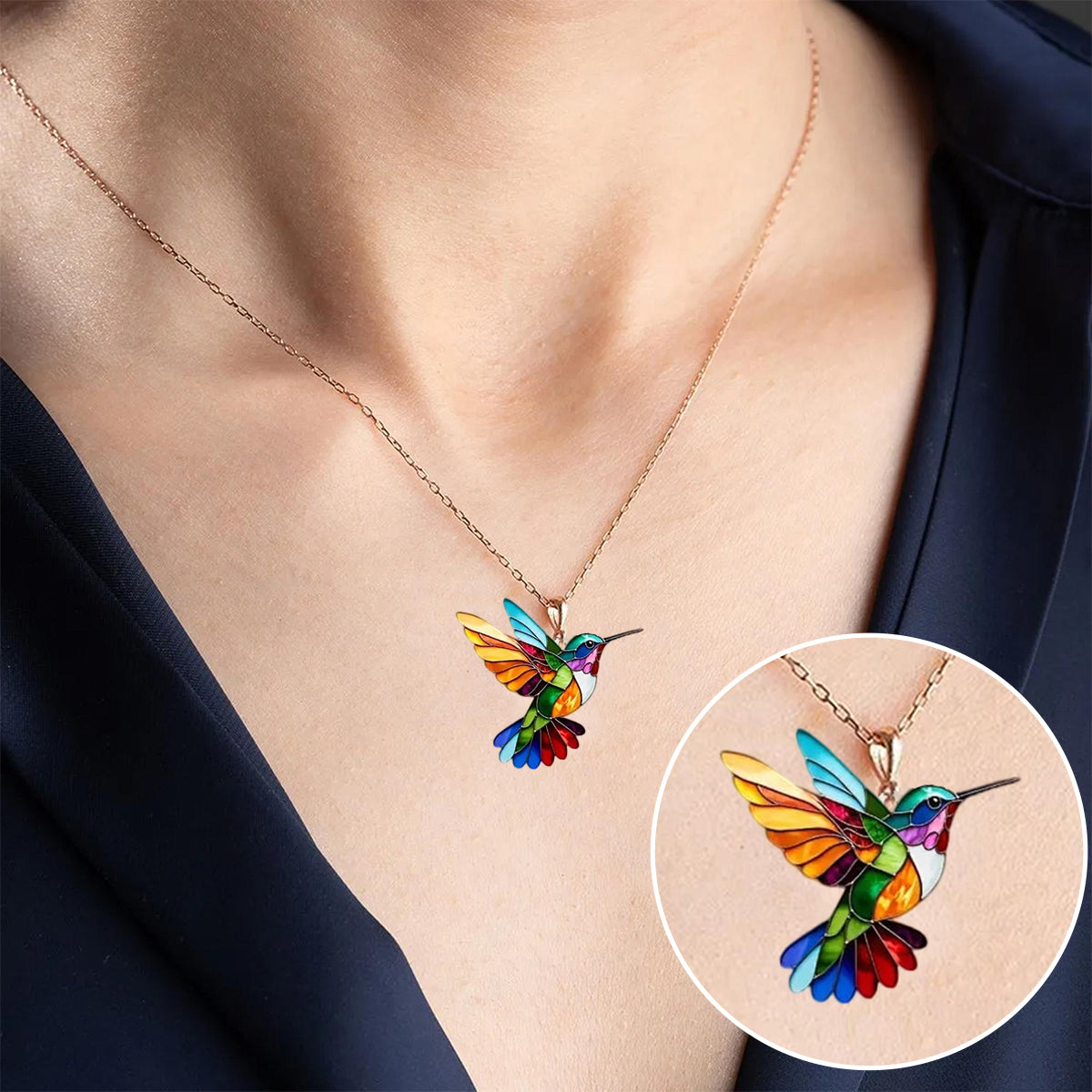 Eloísa | Collar de colibrí