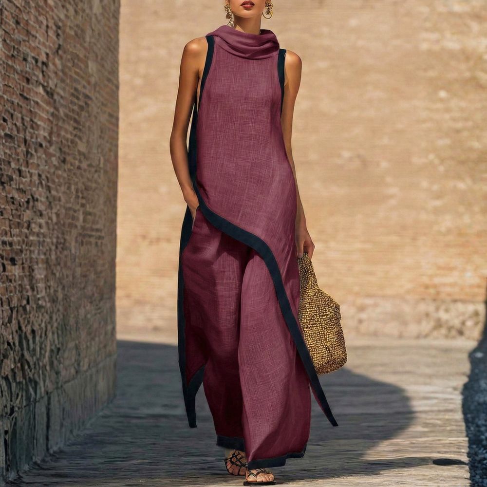 Leonor | Conjunto elegante de lino