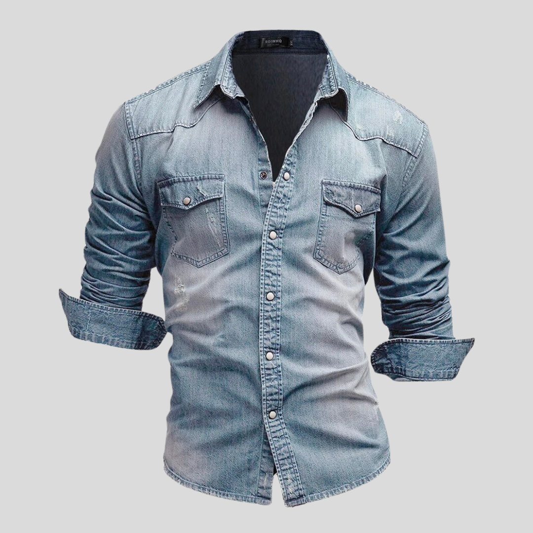 Camisa vaquera de corte regular
