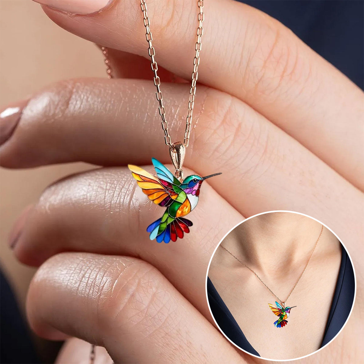 Eloísa | Collar de colibrí