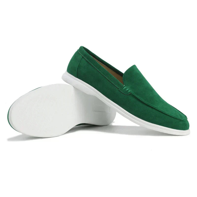 Mocasines de ante
