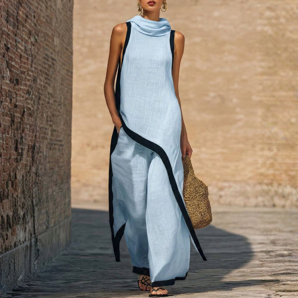 Leonor | Conjunto elegante de lino