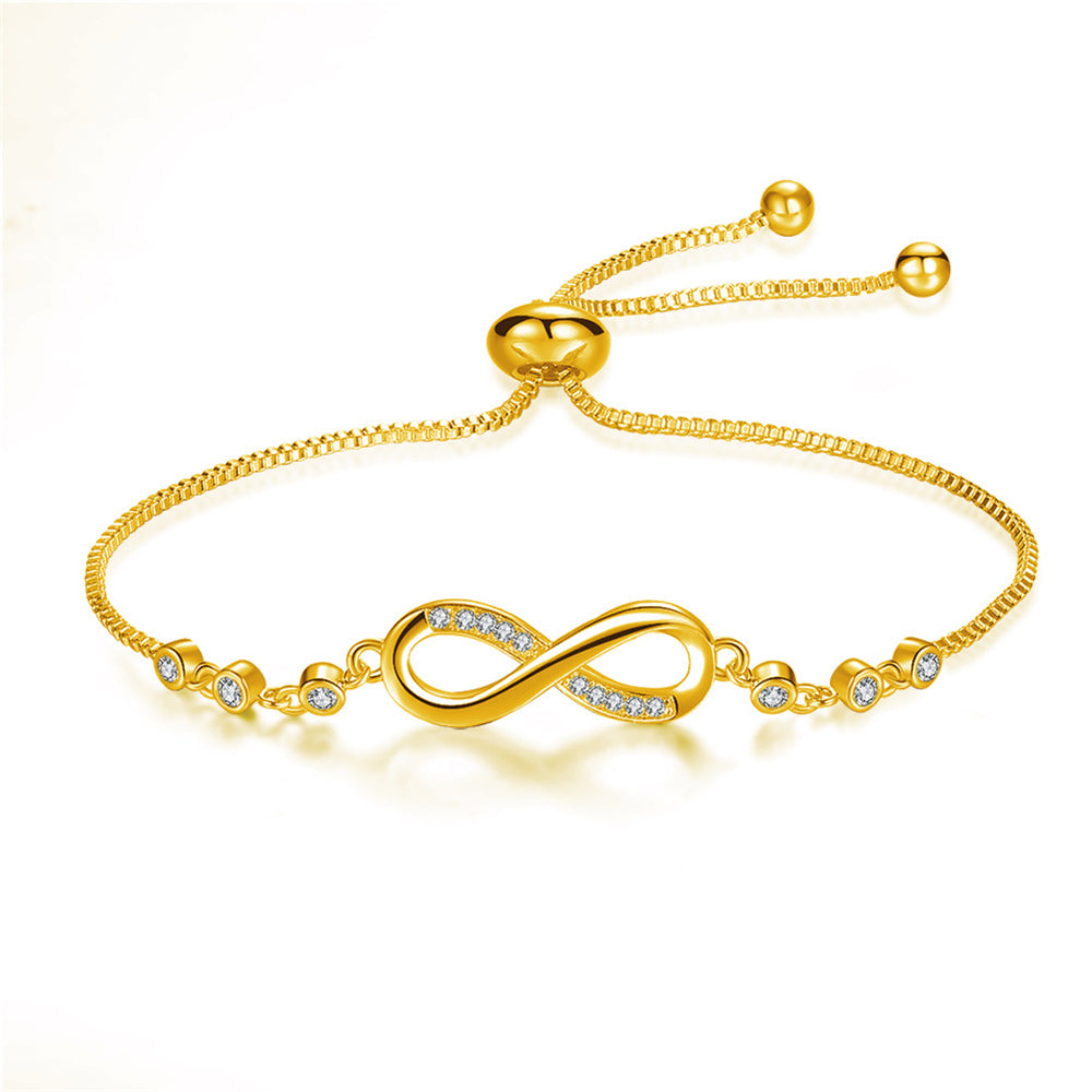 Violeta | Pulsera símbolo infinito