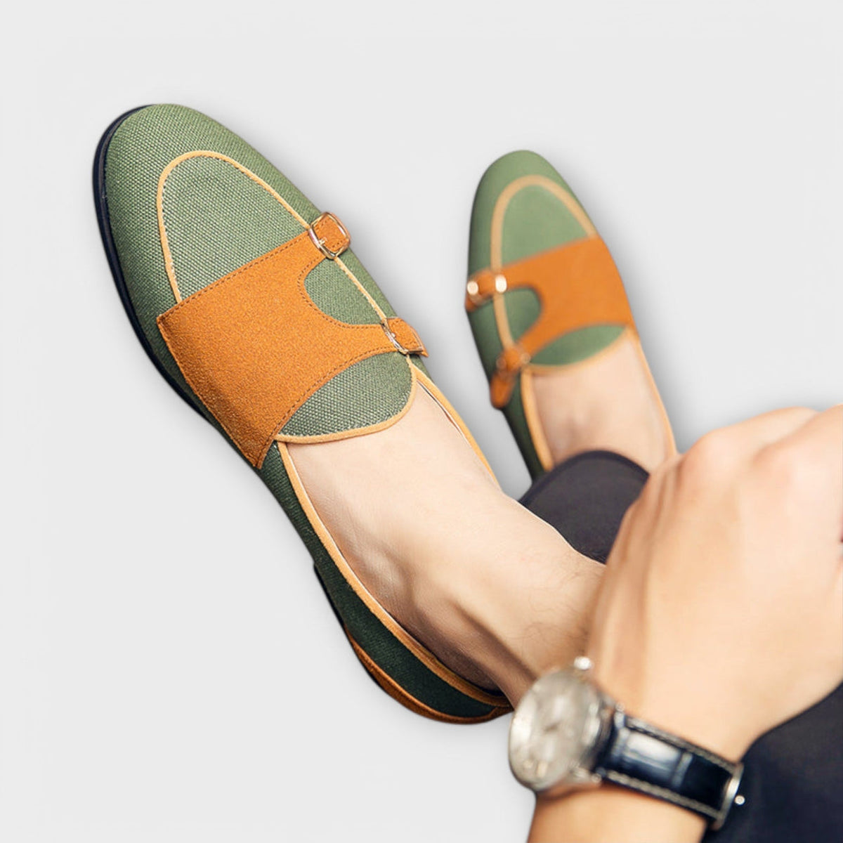 Marina | Mules hechas a mano con hebilla