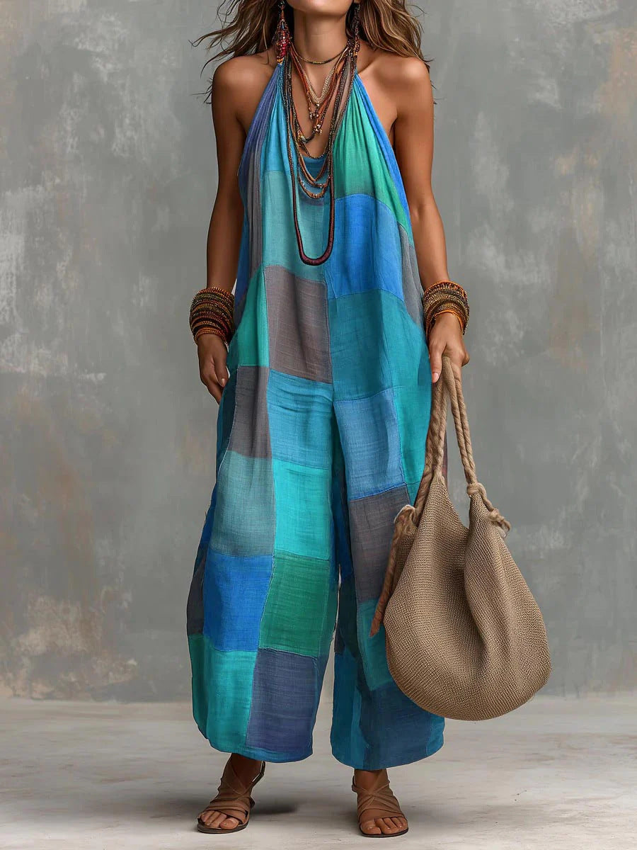 Mono Patchwork Bohemio | Mono holgado con estampado patchwork