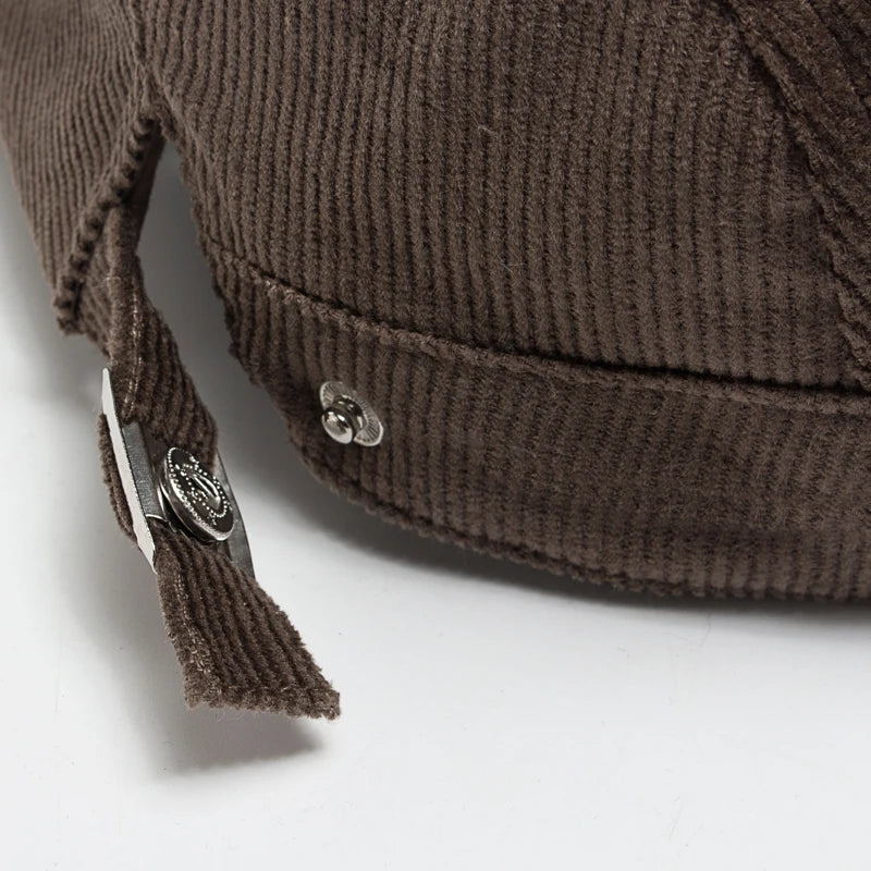 Gorra de pana ajustable