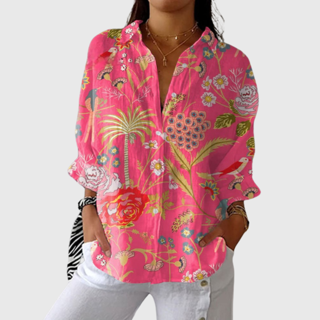 Eulalia | Blusa con estampado gráfico