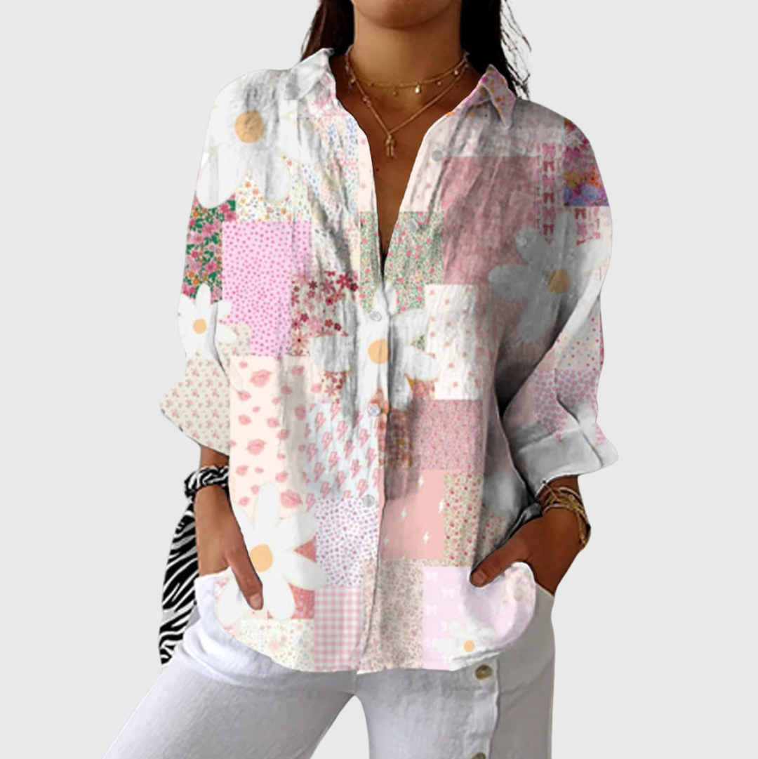 Elodia | Blusa fluida estampada