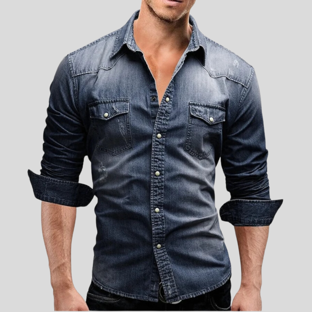 Camisa vaquera de corte regular