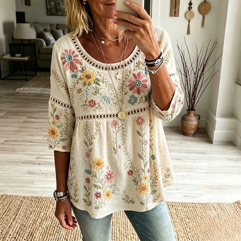 Rosa | Blusa de flores