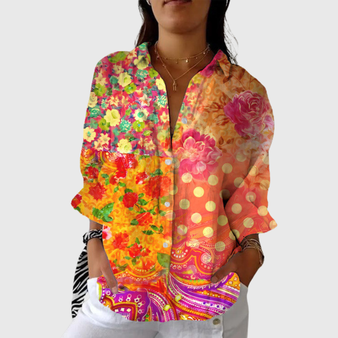 Herminia | Blusa con estampado