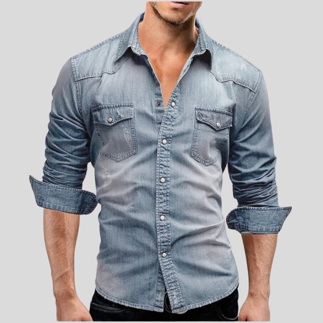 Camisa vaquera de corte regular