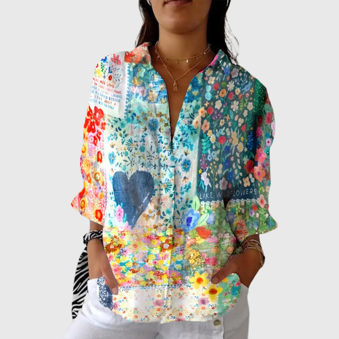 Justina | Blusa estampada
