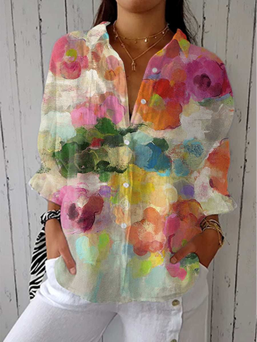 Eloísa | Blusa de flores estilo acuarela