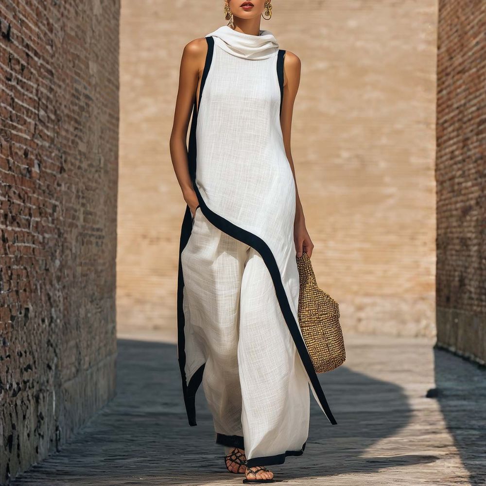 Leonor | Conjunto elegante de lino