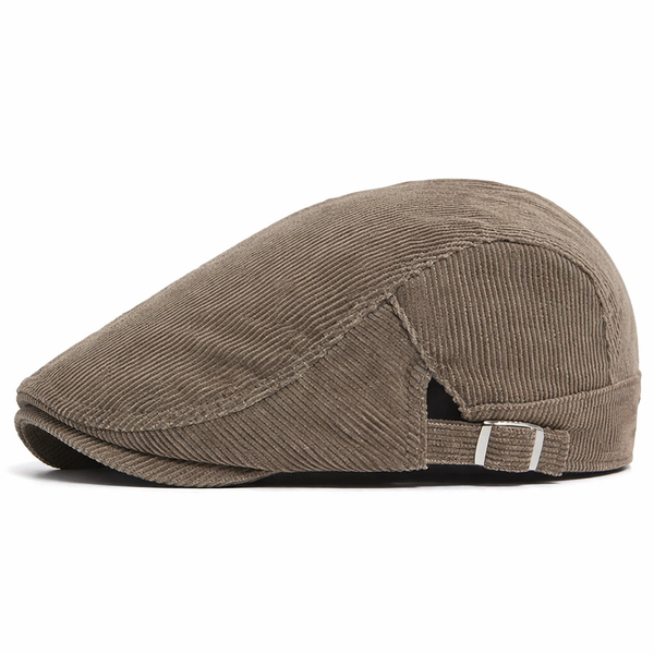 Gorra de pana de seis paneles