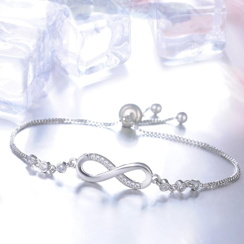 Violeta | Pulsera símbolo infinito