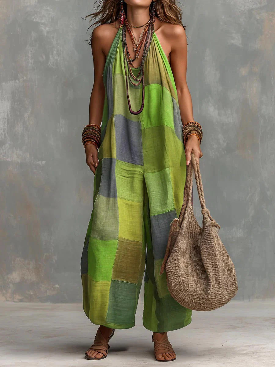 Mono Patchwork Bohemio | Mono holgado con estampado patchwork
