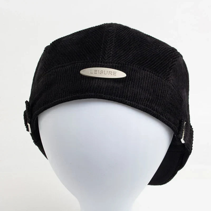 Gorra de pana ajustable