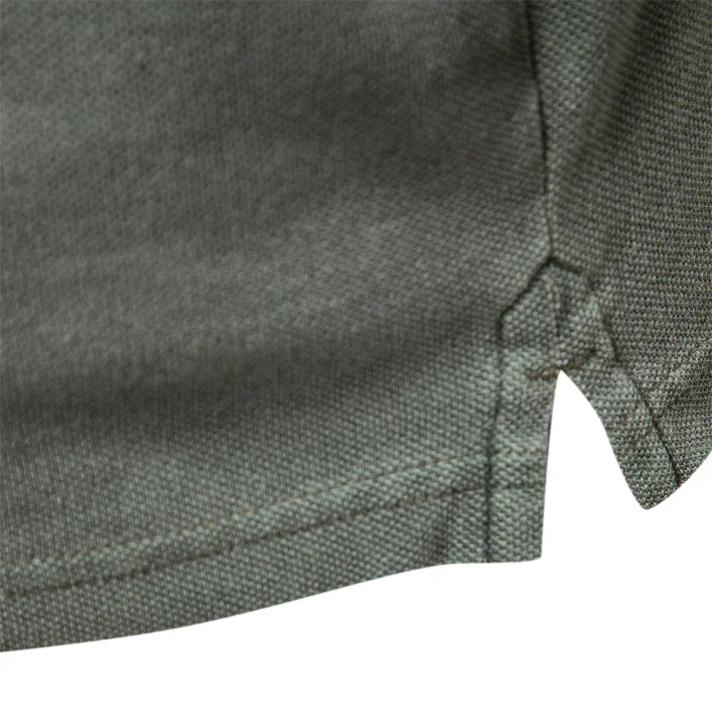 Polo de algodón con cuello clásico