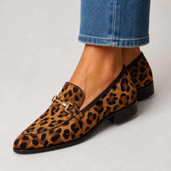 Rita | Mocasines de estampado animal
