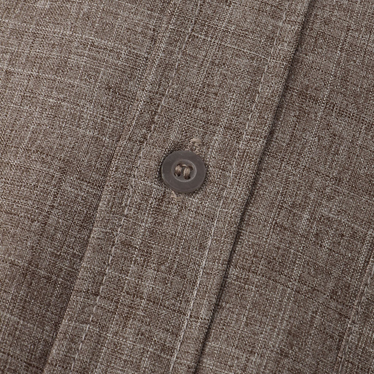 Camisa de algodón lisa con botones