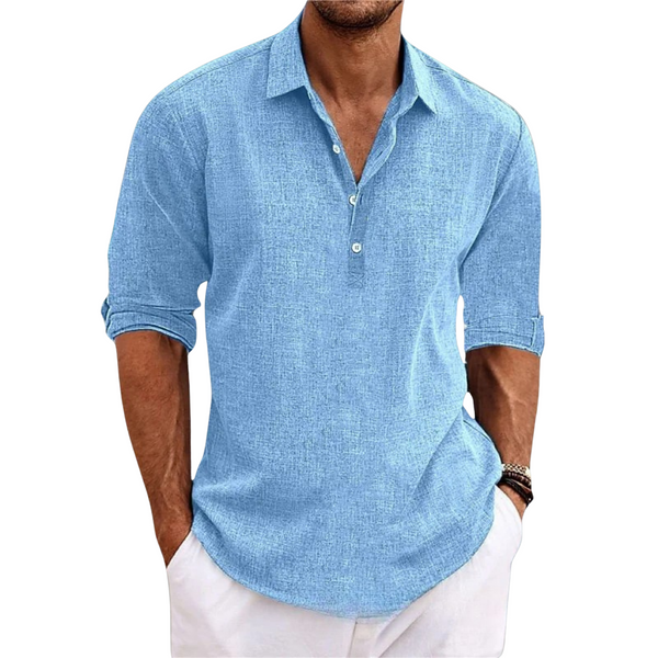 Camisa ligera de cuello abierto