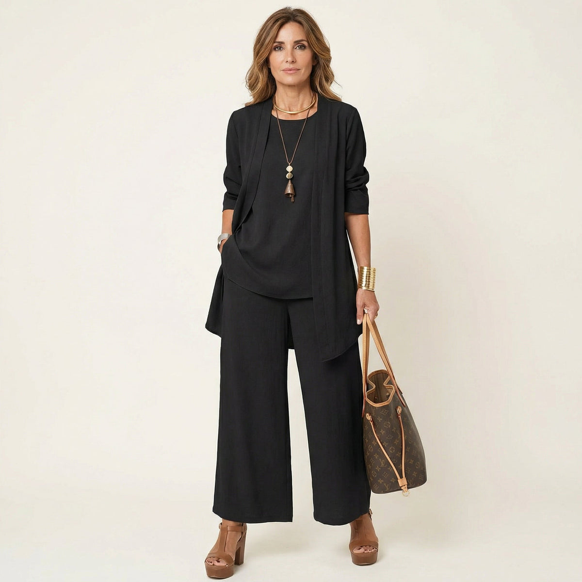 Viviana | Conjunto minimalista de tres piezas